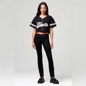 Miss Me Brinely Heaven Straight Jeans Size 25